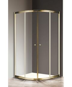 Купить Душевой уголок Cezares Giubileo R2 90x90 GIUBILEO-R-2-90-SCORREVOLE-C-G профиль Золото стекло прозрачное (giubileo-r-2-90-scorrevole-c-g) по цене 71200 руб., в Санкт-Петебруге в интернет магазине 100-Систем, а также дургие товары CEZARES из раздела Душевые ограждения и Душевые кабины и ограждения