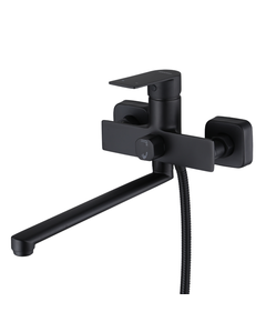 Купить Смеситель для ванны с душевым гарнитуром Osgard Fendi Black 68223 черный  (68223) по цене 11315 руб., в Санкт-Петебруге в интернет магазине 100-Систем, а также дургие товары Osgard из раздела Смесители с длинным изливом и Смесители для ванны и душа