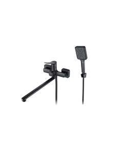 Купить Смеситель для ванны с душевым гарнитуром Osgard Manen 65223 черный  (65223) по цене 9873 руб., в Санкт-Петебруге в интернет магазине 100-Систем, а также дургие товары Osgard из раздела Смесители с длинным изливом и Смесители для ванны и душа