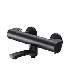 Купить Смеситель для ванны AM.PM X-Joy F85A50022 с термостатом, черный (f85a50022) по цене 20690 руб., в Санкт-Петебруге в интернет магазине 100-Систем, а также дургие товары AM.PM из раздела Смесители с коротким изливом и Смесители для ванны и душа