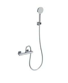 Купить Смеситель для душа с термостатом WONZON & WOGHAND INN 5, Хром (WW-B1005-A-CR) (ww-b1005-a-cr) по цене 11566 руб., в Санкт-Петебруге в интернет магазине 100-Систем, а также дургие товары WONZON & WOGHAND из раздела Смесители для душа без излива и Смесители для ванны и душа