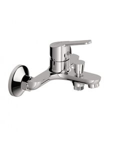 Купить D1010008 Norma смеситель для ванны и душа с душевым набором в комплекте (d1010008) по цене 9390 руб., в Санкт-Петебруге в интернет магазине 100-Систем, а также дургие товары Dorff из раздела Смесители с коротким изливом и Смесители для ванны и душа