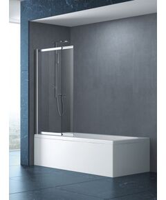 Купить Душевая шторка на ванну CEZARES SLIDER-VF-11 (slider-vf-11-80/150-c-cr) по цене 21800 руб., в Санкт-Петебруге в интернет магазине 100-Систем, а также дургие товары CEZARES из раздела Стеклянные шторки для ванн и Сантехника