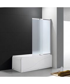 Купить Шторка на ванну Cezares Slider VF-11 100 профиль Хром стекло матовое (slider-vf-11-100/150-p-cr) по цене 25100 руб., в Санкт-Петебруге в интернет магазине 100-Систем, а также дургие товары CEZARES из раздела Стеклянные шторки для ванн и Сантехника