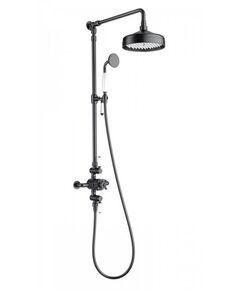 Купить Душевая система с термостатом WONZON & WOGHAND RETRO, Темный графит (WW-B3041-BGG) (ww-b3041-bgg) по цене 47711 руб., в Санкт-Петебруге в интернет магазине 100-Систем, а также дургие товары WONZON & WOGHAND из раздела Душевые стойки и Душевые стойки, системы, панели, гарнитуры
