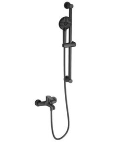 Купить Смеситель для ванны с душевым гарнитуром WONZON & WOGHAND ALFA, Темный графит (WW-AE3205-BGG) (ww-ae3205-bgg) по цене 15738 руб., в Санкт-Петебруге в интернет магазине 100-Систем, а также дургие товары WONZON & WOGHAND из раздела Смесители с коротким изливом и Смесители для ванны и душа