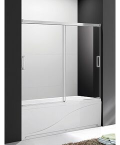 Купить Шторка на ванну Cezares Tandem Soft VF-2 190х145 профиль Хром стекло прозрачное (tandem-soft-vf-2-190/145-c-cr-iv) по цене 56600 руб., в Санкт-Петебруге в интернет магазине 100-Систем, а также дургие товары CEZARES из раздела Стеклянные шторки для ванн и Сантехника