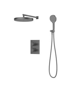 Купить Душевая система IDDIS Duna DUNGM0Ti67 графит матовый (dungm0ti67) по цене 58490 руб., в Санкт-Петебруге в интернет магазине 100-Систем, а также дургие товары IDDIS из раздела Душевые комплекты встраиваемого монтажа и Душевые комплекты встраиваемого монтажа