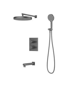 Купить Душевая система IDDIS Duna DUNGMSTi68 графит матовый (dungmsti68) по цене 62990 руб., в Санкт-Петебруге в интернет магазине 100-Систем, а также дургие товары IDDIS из раздела Душевые комплекты встраиваемого монтажа и Душевые комплекты встраиваемого монтажа