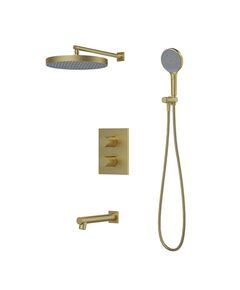 Купить Душевая система IDDIS Duna DUNMGSTi68  матовое золото (dunmgsti68) по цене 62990 руб., в Санкт-Петебруге в интернет магазине 100-Систем, а также дургие товары IDDIS из раздела Душевые комплекты встраиваемого монтажа и Душевые комплекты встраиваемого монтажа