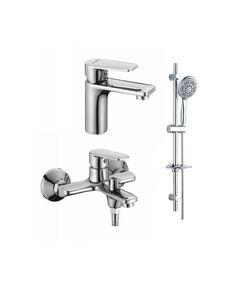 Купить Комплект  смесителей Osgard Platt 86001 хром (86001) по цене 15378 руб., в Санкт-Петебруге в интернет магазине 100-Систем, а также дургие товары Osgard из раздела Душевые комплекты наружного монтажа и Душевые комплекты наружного монтажа