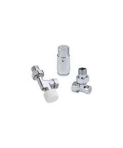 Купить Комплект аксиальный Хром DN15 GZ 1/2* GW 1/2 с головкой Мини M30*1,5  (602200127) по цене 8640 руб., в Санкт-Петебруге в интернет магазине 100-Систем, а также дургие товары Schlosser из раздела Радиаторные клапаны и Радиаторная арматура