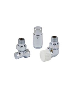 Купить Комлпект осевой правый,Хром,DN15 GZ1/2 x GW1/2 с головкой Мини M30x1,5 (602200068) по цене 8640 руб., в Санкт-Петебруге в интернет магазине 100-Систем, а также дургие товары Schlosser из раздела Радиаторные клапаны и Радиаторная арматура