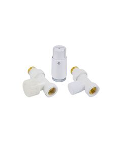 Купить Комплект проходной Белый DN15 GZ1/2 x GW1/2 с головкой Мини M30x1,5 (602200057) по цене 7800 руб., в Санкт-Петебруге в интернет магазине 100-Систем, а также дургие товары Schlosser из раздела Радиаторные клапаны и Радиаторная арматура