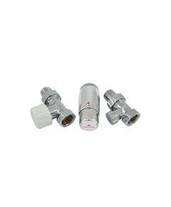 Купить Комплект проходной Хром DN15 GZ1/2 x GW1/2 с головкой Мини M30x1,5 (602200061) по цене 8640 руб., в Санкт-Петебруге в интернет магазине 100-Систем, а также дургие товары Schlosser из раздела Радиаторные клапаны и Радиаторная арматура