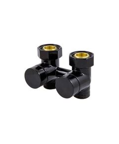 Купить Узел подключения 50 мм Черный RAL 9005 Проходной (601000102) по цене 7800 руб., в Санкт-Петебруге в интернет магазине 100-Систем, а также дургие товары Schlosser из раздела Узлы для нижнего подключения радиаторов и Радиаторная арматура