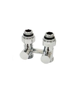 Купить Узел подключения 50 мм Хром Проходной (601000003) по цене 6840 руб., в Санкт-Петебруге в интернет магазине 100-Систем, а также дургие товары Schlosser из раздела Узлы для нижнего подключения радиаторов и Радиаторная арматура