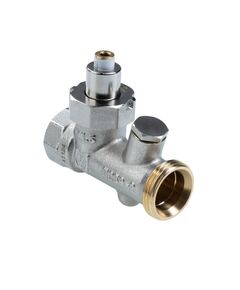 Купить Клапан запорно-регулирующий VALTEC 1/2"х3/4" с выходом под датчик температуры, евроконус, VT.062.NE.0405 (vt.062.ne.0405) по цене 1500 руб., в Санкт-Петебруге в интернет магазине 100-Систем, а также дургие товары VALTEC из раздела Радиаторные клапаны и Радиаторная арматура