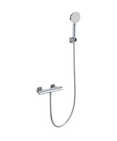 Купить Смеситель для душа с термостатом WONZON & WOGHAND INN 5, Хром (WW-B2005-A-CR) (ww-b2005-a-cr) по цене 11566 руб., в Санкт-Петебруге в интернет магазине 100-Систем, а также дургие товары WONZON & WOGHAND из раздела Смесители для душа без излива и Смесители для ванны и душа