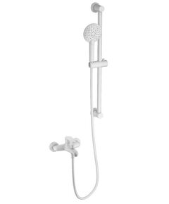 Купить Смеситель для ванны с душевым гарнитуром WONZON & WOGHAND ALFA, Белый матовый (WW-AE3205-MW) (ww-ae3205-mw) по цене 14347 руб., в Санкт-Петебруге в интернет магазине 100-Систем, а также дургие товары WONZON & WOGHAND из раздела Смесители с коротким изливом и Смесители для ванны и душа