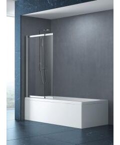 Купить Шторка на ванну Cezares Slider VF-11 90 профиль Хром стекло матовое (slider-vf-11-90/150-p-cr) по цене 23900 руб., в Санкт-Петебруге в интернет магазине 100-Систем, а также дургие товары CEZARES из раздела Стеклянные шторки для ванн и Сантехника