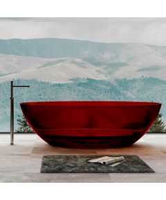 Купить Прозрачная ванна ABBER Kristall AT9702Rubin красная (at9702rubin) по цене 340000 руб., в Санкт-Петебруге в интернет магазине 100-Систем, а также дургие товары ABBER из раздела Ванны из камня и Ванны