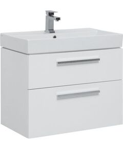 Купить Тумба под раковину Aquanet Nova 75 белый (2 ящика) (00242262) по цене 33234 руб., в Санкт-Петебруге в интернет магазине 100-Систем, а также дургие товары AQUANET из раздела Тумбы под раковину и Мебель для ванной комнаты