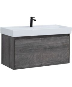 Купить Тумба под раковину Aquanet Nova Lite 100 дуб рошелье (1 ящик) (00242579) по цене 26137 руб., в Санкт-Петебруге в интернет магазине 100-Систем, а также дургие товары AQUANET из раздела Тумбы под раковину и Мебель для ванной комнаты