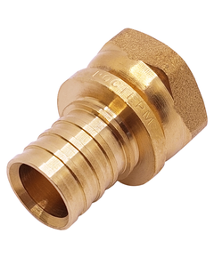 Купить Соединитель РОСТЕРМ 25х1"В с накидной гайкой, латунь, 25COUPNUT1 (25coupnut1) по цене 403 руб., в Санкт-Петебруге в интернет магазине 100-Систем, а также дургие товары РОСТерм из раздела Фитинги для труб из сшитого полиэтилена РОСТерм 25 и Трубы и фитинги из сшитого полиэтилена РОСТерм