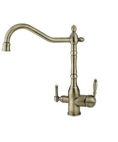 Купить Смесительд/кухни  Florence с L-изливом, бронза, арт. FR 519 Br (fr 519 br) по цене 9395 руб., в Санкт-Петебруге в интернет магазине 100-Систем, а также дургие товары ESKO из раздела Смесители с подключением фильтра и Смесители для кухни