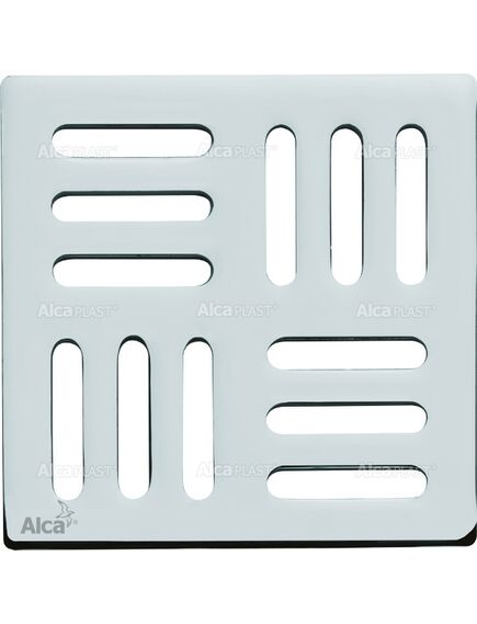 Купить ALCA PLAST Дизайновая решетка 102 × 102 × 5 латунь – хром, арт. MPV001 (mpv001) по цене 4489 руб., в Санкт-Петебруге в интернет магазине 100-Систем, а также дургие товары AlcaPlast из раздела Решетки для лотков и Душевые лотки и душевые трапы