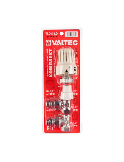 Купить Комплект терморегулирующего оборудования Valtec 1/2" ВР-НР для радиатора, угловой (vt.045.n.04) по цене 1908 руб., в Санкт-Петебруге в интернет магазине 100-Систем, а также дургие товары VALTEC из раздела Радиаторные клапаны и Радиаторная арматура