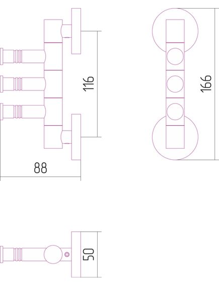 Купить Держатель полотенец Сунержа ВЕЕР-3 поворотный / L 88 (Золото) (03-3010-3088) по цене 3200 руб., в Санкт-Петебруге в интернет магазине 100-Систем, а также дургие товары Сунержа из раздела Аксессуары и Полотенцесушители