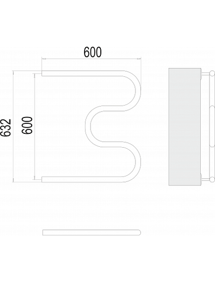 Купить Полотенцесушитель водяной М-образный  (1")600х600 (4620768881213) по цене 2965 руб., в Санкт-Петебруге в интернет магазине 100-Систем, а также дургие товары TERMINUS из раздела Водяные полотенцесушители и Полотенцесушители