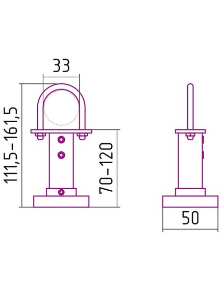 Купить Кронштейн Сунержа напольный для ДР Эстет (00-1514-0032) по цене 2600 руб., в Санкт-Петебруге в интернет магазине 100-Систем, а также дургие товары Сунержа из раздела Комплектующие и Полотенцесушители