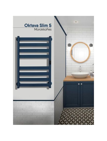 Купить Псш Oktava Slim 5 (electro) 80/50 (таймер, скр.монтаж, унив.подкл.R/L, MorokkoFes) INDIGO (lсloks5e80-50mfrt) по цене 23425 руб., в Санкт-Петебруге в интернет магазине 100-Систем, а также дургие товары INDIGO из раздела Электрические полотенцесушители и Полотенцесушители