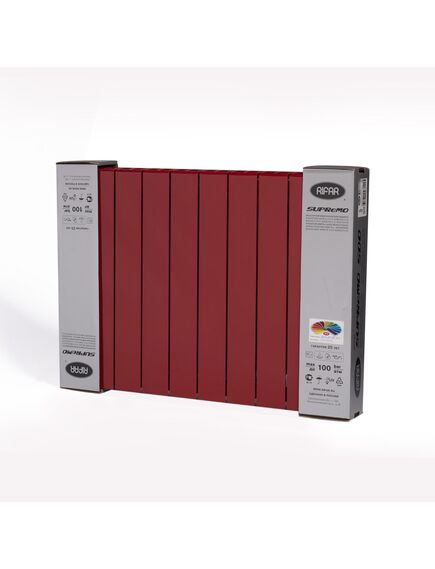 Купить Радиатор биметаллический RIFAR SUPReMO 500 х 10 секций Ду 3/4 подключение боковое (RAL 3011) БОРДО (R S500103/43011) (r s500103/43011) по цене 23400 руб., в Санкт-Петебруге в интернет магазине 100-Систем, а также дургие товары RIFAR из раздела Биметаллические радиаторы и Радиаторы