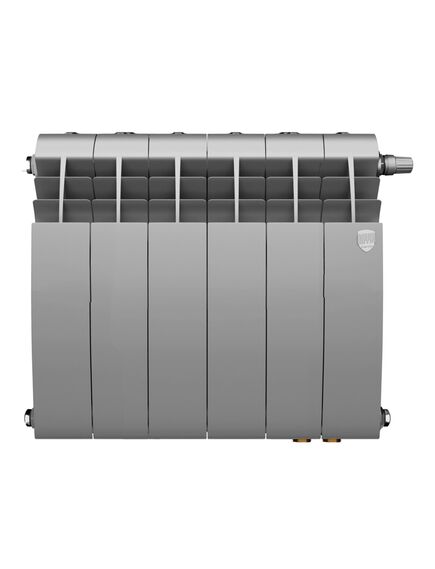 Купить Радиатор Royal Thermo BiLiner 350 /Silver Satin VDR - 6 секц. (rtbssvdr35006) по цене 9050 руб., в Санкт-Петебруге в интернет магазине 100-Систем, а также дургие товары ROYAL THERMO из раздела Биметаллические радиаторы и Радиаторы