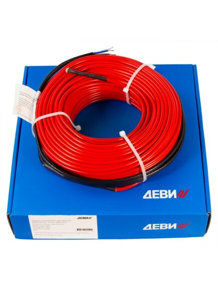 Купить Нагревательный кабель ДЕВИ Flex-18T   535 Вт   230 В   29 м (140f1239r) по цене 9776 руб., в Санкт-Петебруге в интернет магазине 100-Систем, а также дургие товары DEVI из раздела Греющий кабель и Теплый пол
