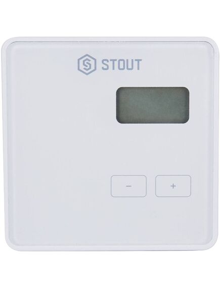 Купить STOUT  Проводной комнатный регулятор R-9b, белый (ste-0101-009001) по цене 7960 руб., в Санкт-Петебруге в интернет магазине 100-Систем, а также дургие товары STOUT из раздела Управляющие модули и Автоматика для водяного теплого пола