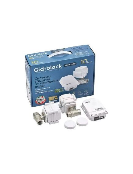Купить Комплект Gidrolock Standard Radio ENOLGAS 3/4 (39201042) по цене 24720 руб., в Санкт-Петебруге в интернет магазине 100-Систем, а также дургие товары GidroLock из раздела Защита от протечек и Предохранительная арматура