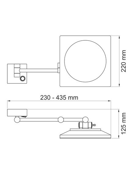 Купить K-1008 Зеркало с LED-подсветкой, 3-х кратным увеличением (k-1008) по цене 26750 руб., в Санкт-Петебруге в интернет магазине 100-Систем, а также дургие товары WasserKRAFT из раздела Косметические зеркала и Аксессуары для ванной комнаты