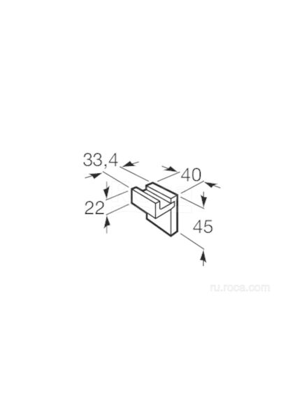 Купить Крючок Roca Rubik 816840001 (816840001) по цене 4015.76 руб., в Санкт-Петебруге в интернет магазине 100-Систем, а также дургие товары ROCA из раздела Крючки (вешалки) и Аксессуары для ванной комнаты