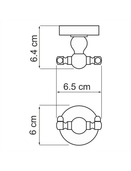 Купить Двойной крючок WasserKRAFT Diemel K-2223D Хром (k-2223d) по цене 2390 руб., в Санкт-Петебруге в интернет магазине 100-Систем, а также дургие товары WasserKRAFT из раздела Крючки (вешалки) и Аксессуары для ванной комнаты