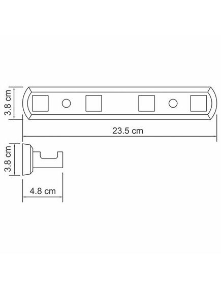 Купить Вешалка для полотенец WasserKRAFT Lippe K-6574 Хром (k-6574) по цене 4440 руб., в Санкт-Петебруге в интернет магазине 100-Систем, а также дургие товары WasserKRAFT из раздела Крючки (вешалки) и Аксессуары для ванной комнаты