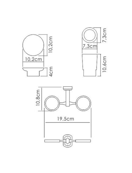 Купить K-28126 Держатель стакана и мыльницы (k-28126) по цене 4180 руб., в Санкт-Петебруге в интернет магазине 100-Систем, а также дургие товары WasserKRAFT из раздела Держатели мыльницы и стакана и Мыльницы и дозаторы жидкого мыла