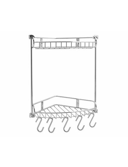 Купить K-1222 Полка металлическая двойная (k-1222) по цене 11290 руб., в Санкт-Петебруге в интернет магазине 100-Систем, а также дургие товары WasserKRAFT из раздела Полки для душа и Аксессуары для ванной комнаты