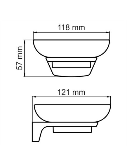 Купить Wiese K-8929 Мыльница (k-8929) по цене 5010 руб., в Санкт-Петебруге в интернет магазине 100-Систем, а также дургие товары WasserKRAFT из раздела Мыльницы и Мыльницы и дозаторы жидкого мыла