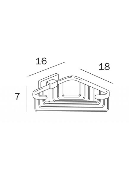 Купить Угловая корзинка-полочка INDA LEA , хром A18310CR, , шт (a18310cr) по цене 6206.31 руб., в Санкт-Петебруге в интернет магазине 100-Систем, а также дургие товары INDA из раздела Полки для душа и Аксессуары для ванной комнаты