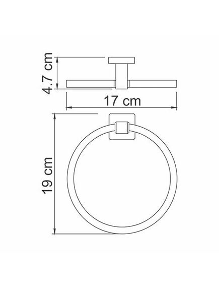 Купить Кольцо для полотенец WasserKRAFT Lippe K-6560 Хром (k-6560) по цене 1740 руб., в Санкт-Петебруге в интернет магазине 100-Систем, а также дургие товары WasserKRAFT из раздела Держатели полотенец (кольцо) и Полотенцедержатели